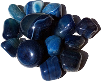 agates bleues